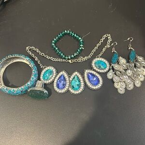 Turquoise and blue Jewelry BUNDLE